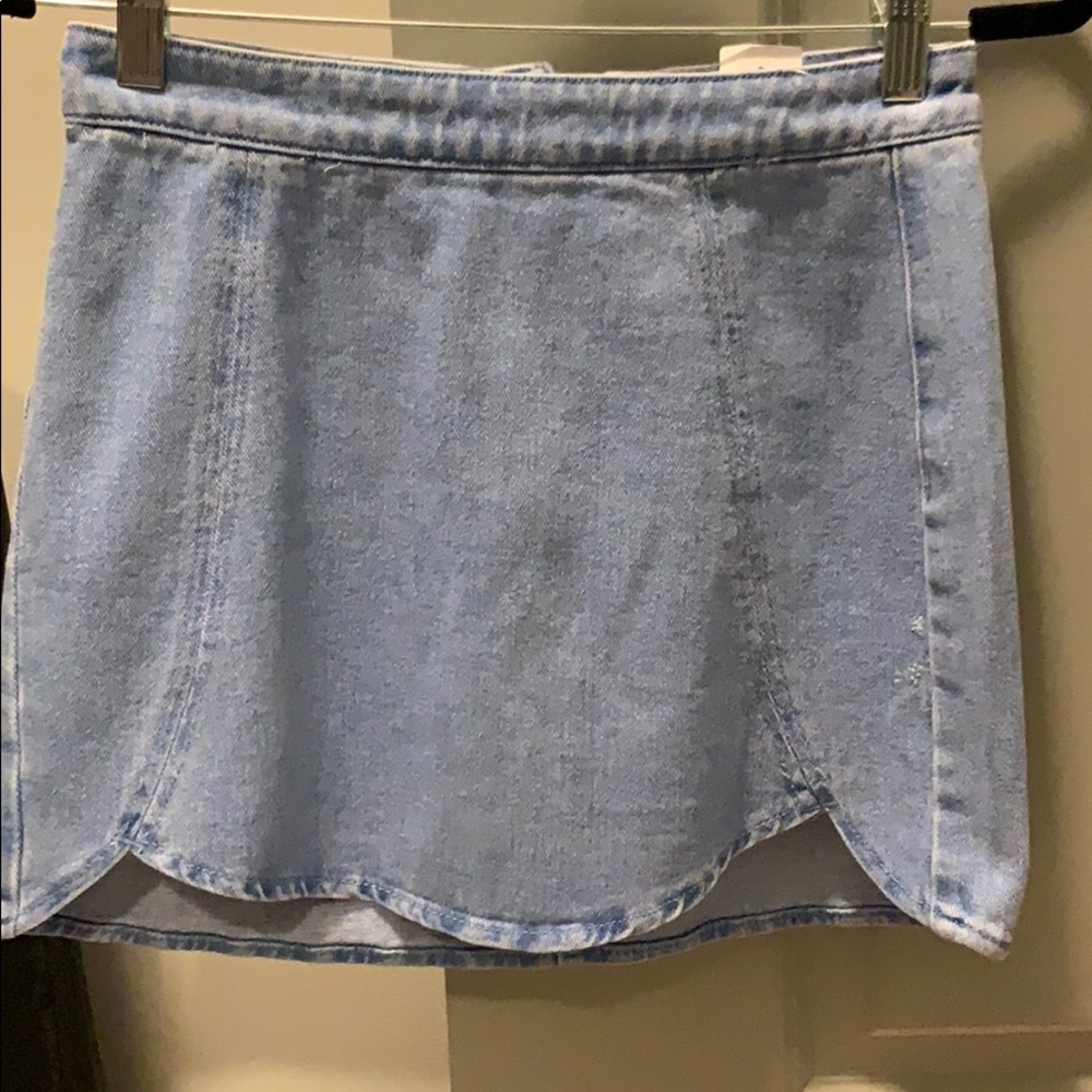 Pacsun denim mini skirt